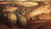 Near the sunset Grant Wood